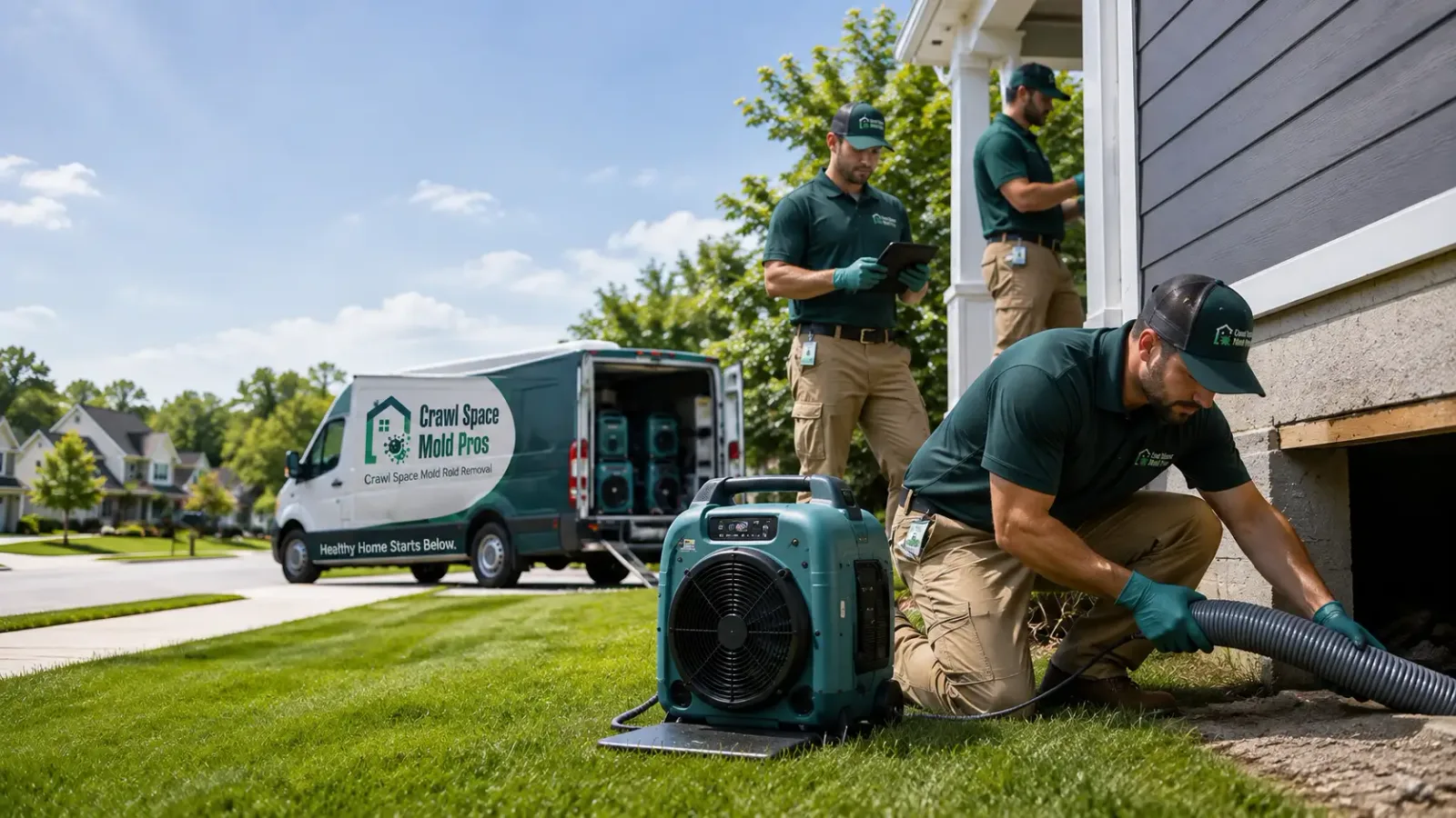 Crawl Space Mold Removal in Clitherall, MN